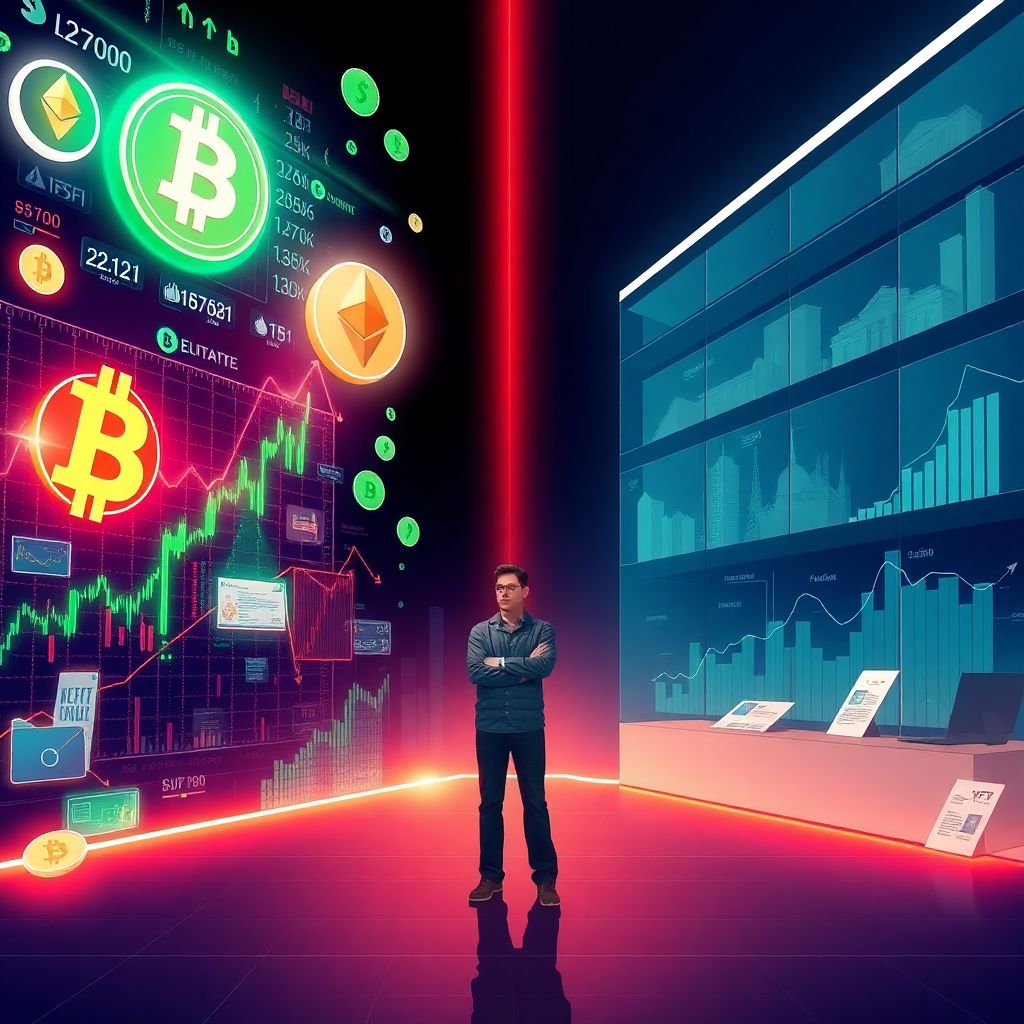 Криптовалюты против классических инвестиций: где риски оправданы, а где нет