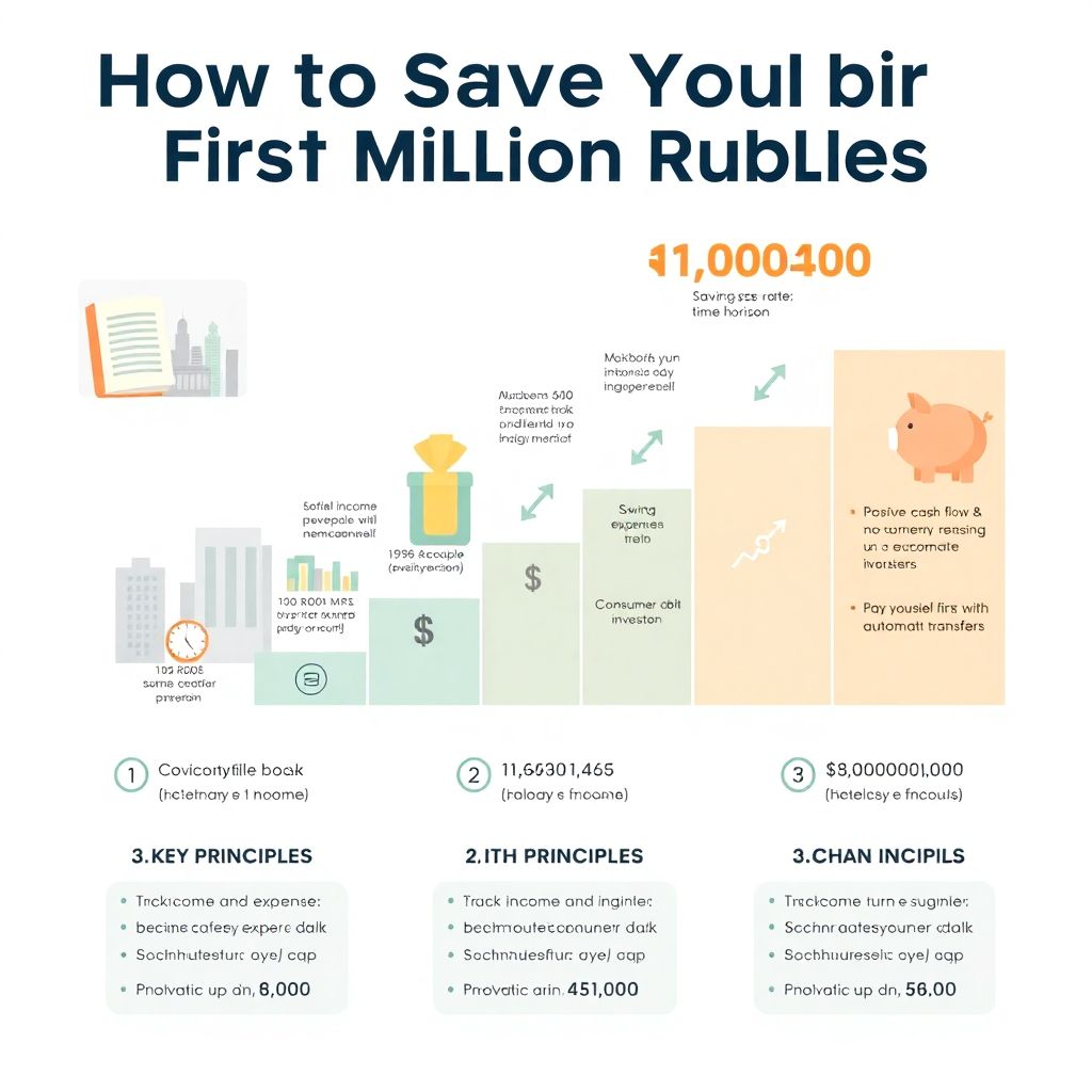 Как накопить первый миллион рублей: реальные сценарии для любого дохода