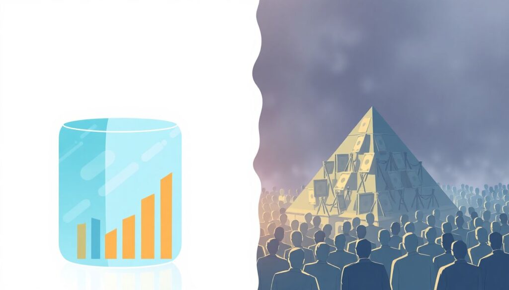 Как не стать жертвой финансовых пирамид и мошенников в интернете - иллюстрация